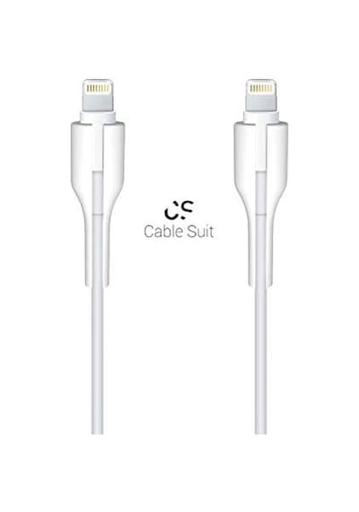 İphone Lighting, Kablo Koruyucu, Konnektör 2 Li Beyaz