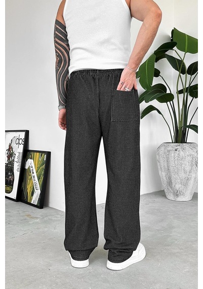 Siyah Chill Zone Baggy Pantolon Siyah