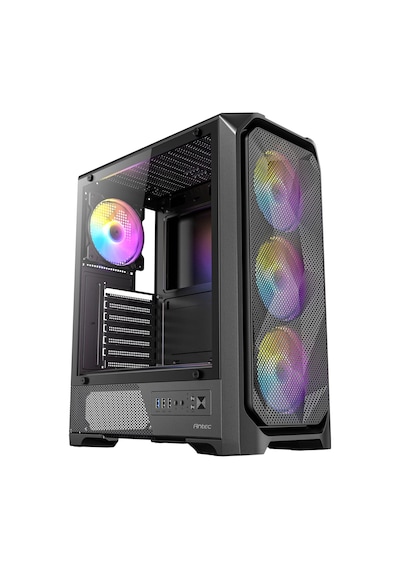 Vx330 Argb, 750w 80+ Bronze Psu Dahil, 4x120mm Argb Fan, Dalgalı Mesh Ön Panel, Temperli Cam, 240mm Radyatör Destekli
