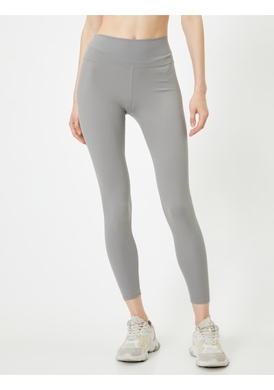 Koton Spor Tayt Standart Bel Dar Kalıp Gri 4sak40160nk Gri