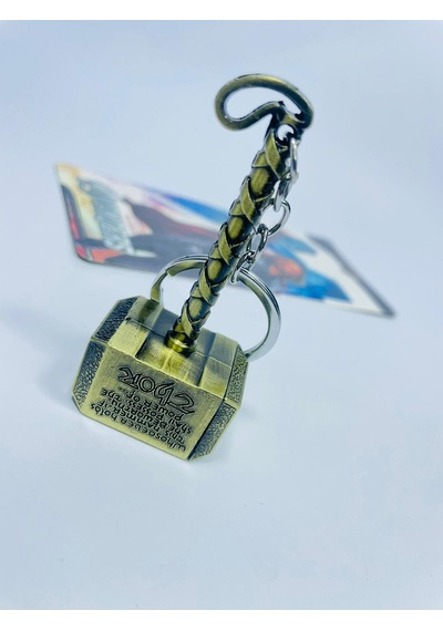 Marvel Thor 3d Logo Metal Anahtarlık //8cm