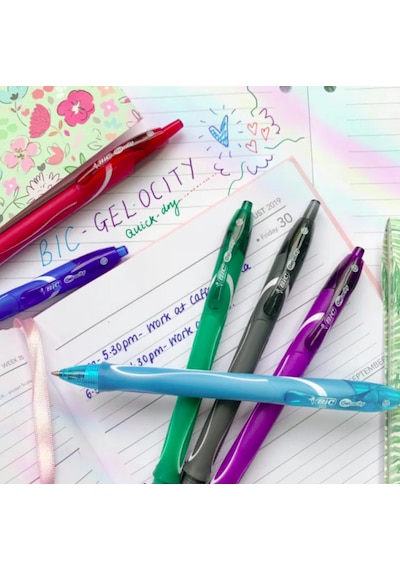 Bic Gelocity Hizli Kuruyan Jel Kalem 12'Li Kutu Mavi
