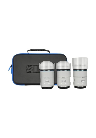 Sirui Sniper 23mm, 33mm & 56mm F1.2 Lens Kiti X Mount, Beyaz