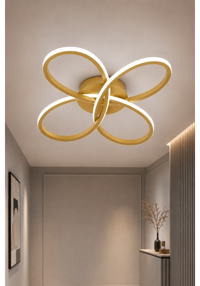 Dora Led Plafonyer Avize Beyaz Işık Eskitme