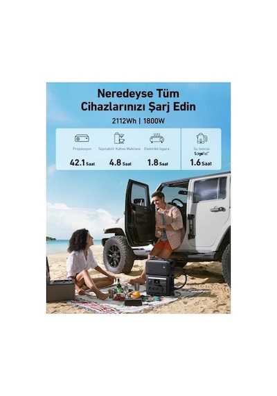 Anker Solıx Bp1000x Ekstra Batarya 1056wh Anker Solıx C1000x Uyumlu