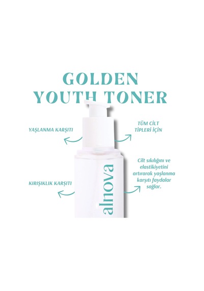 Hyaluronik Asit Içeren  Gençlik Toner - Golden Youth Toner
