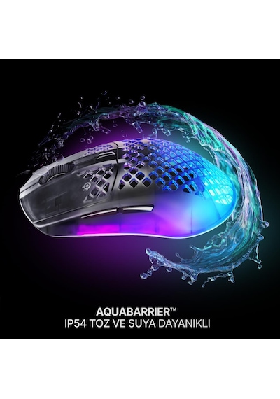 Steelseries Aerox 3 Wireless Gen 2 - Shadow 4K Kablosuz Gaming Mouse
