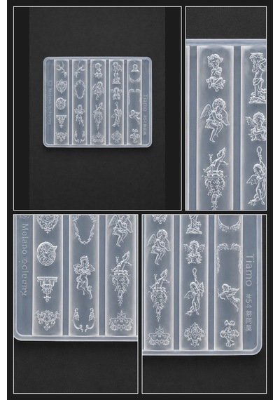 Nail Art Silikon Kalıp 3d Nail Art Desen Kalıbı, Tırnak Süsleme Desen Charm Tırnak Çarm 54 Nail Art Silikon Kalıp 3d Nail Art Desen Kalıbı, Tırnak Süsleme Desen Charm Tırnak Çarm 54
