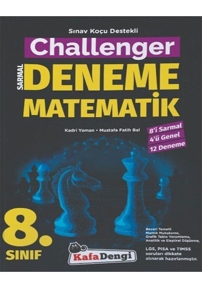 8 Sınıf Matematik Challenger Sarmal Deneme Kafa Dengi Yayınları