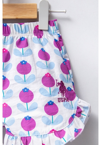 U.S. Polo Assn. Kız Bebek Beyaz Takım Usb2410-c-v1 Beyaz