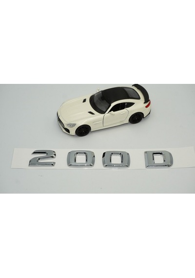 200 D Bagaj Krom ABS 3M 3D Yazı Logo Ürün