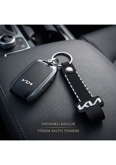 Kia Grubu İle Uyumlu Premium Kauçuk Oto Anahtarlık Araç Anahtarı İçin Şık Ve Dayanıklı Anahtarlık