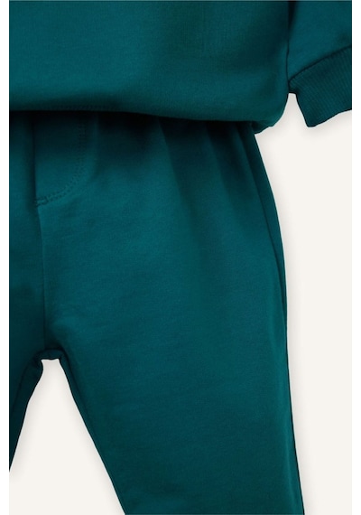 Defacto Sweatshirt Kumaşı 2li Takım Erkek Bebek E8430a526spgn265 Yeşil-gn265
