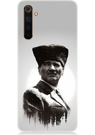 Realme 6 Pro Uyumlu Silikon Kılıf Mustafa Kemal Atatürk