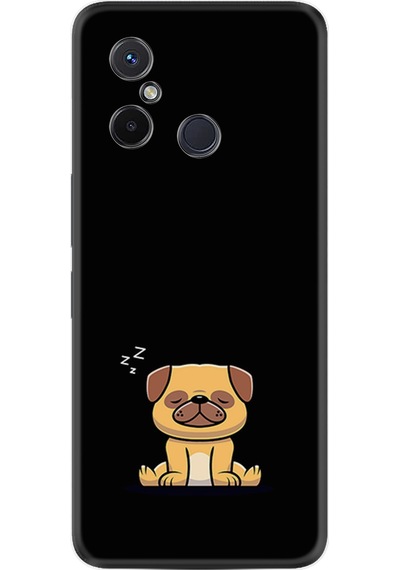 Xiaomi Redmi 12C Kılıf Resimli Desenli Silikon Platinium Series Uyuyan Köpek 1875