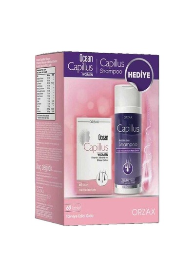 Ocean Capillus Women 60 Tablet + Capillus Shampoo 200 Ml Hediye Sku: Smg8690010163318