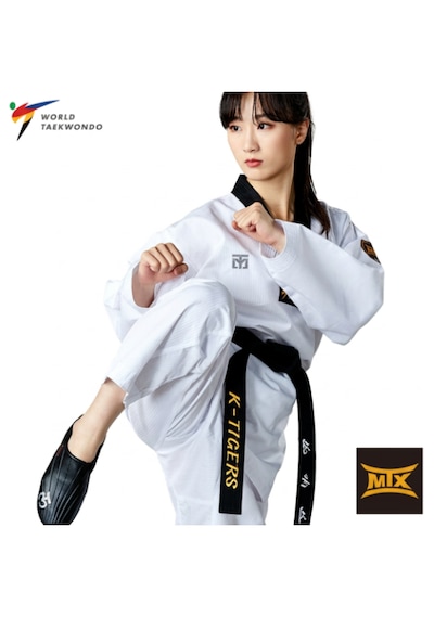 Mooto Mtx Standard Siyah Yaka Taekwondo Elbisesi Dobok Beyaz
