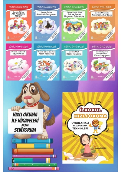 1.sınıflar İçin Eğitici Öykü Dizisi +hızlı Okuma