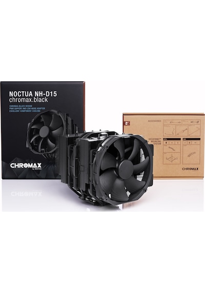 Noctua Nh-d15 Chromax.black Fanlı Sessiz Intel Amd Cpu Soğutucu