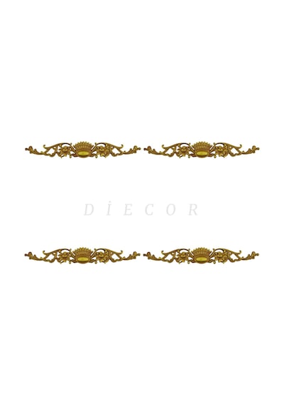 Diecor Dekoratif Polimer Eskitme, Mobilya, Duvar Ve Tavan Motifi Beyaz 34 X 10 Model:xa112