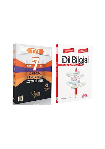 Liderler Karması Tyt Sosyal Bilimler Çıkmış Sorular Son 7 Yıl Ve Akm Dil Bilgisi Soru Bankası Seti 2 Kitap