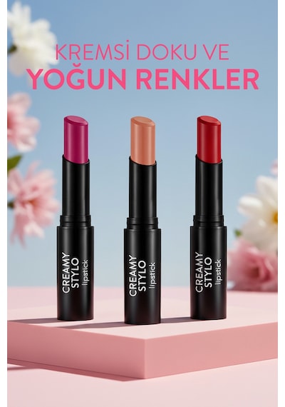 Flormar Creamy Stylo Yarı Parlak Stick Ruj 007 Pinky