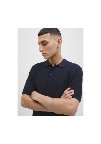 Jack & Jones Jack&jones Erkek Polo Yaka Tişört 12268281 Navy Blazer Navy Blazer
