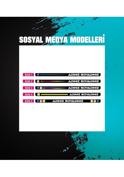 Kişiye ve İsme Özel Plakalık 2 Adet + Ayna Süsü