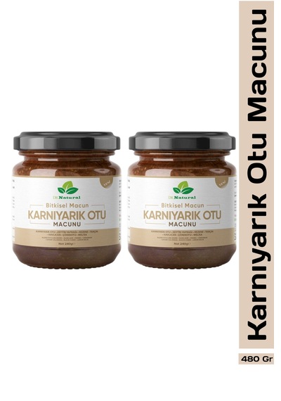 2 Adet Karnıyarık Otu Tozu Macunu Bitki Karışımlı Probiyotik Macun 240 Gr