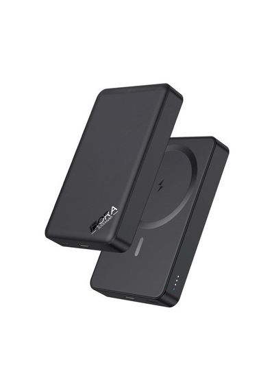 Gar276 5000 Mah Manyetik Kablosuz Type-c Girişli Taşınabilir Powerbank - Siyah