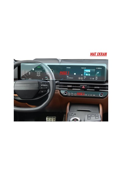 Kia Sportage Makyajlı 2025-2026 Multimedya Ve Klima Konsol Uyumlu Mat Ekran Koruyucu