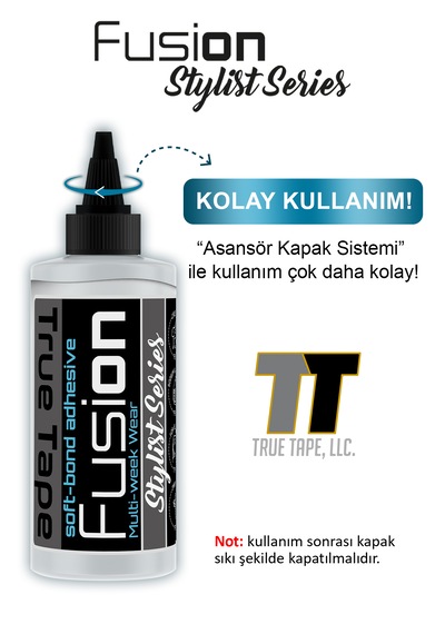 True Tape Fusion Protez Saç Likid Yapıştırıcı 3.4 Fl Oz 100ml