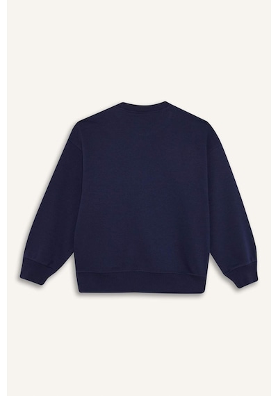 Defacto Kız Çocuk Oversize Geniş Kalıp Bisiklet Yaka Baskılı Sweatshirt E6755a825aunv241 Lacivert Defacto Kız Çocuk Oversize Geniş Kalıp Bisiklet Yaka Baskılı Sweatshirt E6755a825aunv241 Lacivert