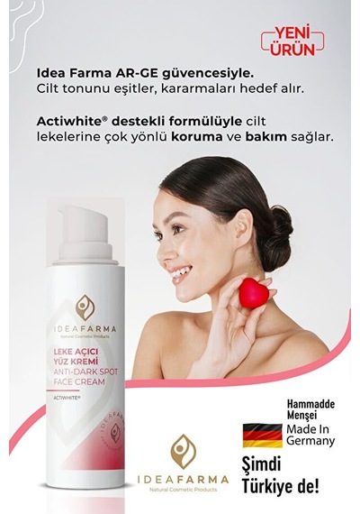 Ideafarma Leke Açıcı Yüz Kremi