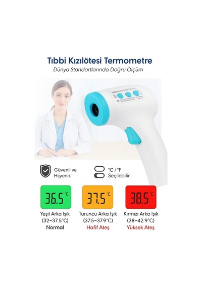 Semcares Temassız Uzaktan Ateş Ölçer