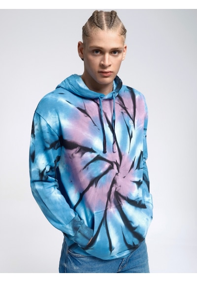 Loose Fit Erkek Sweatshirt Mavi