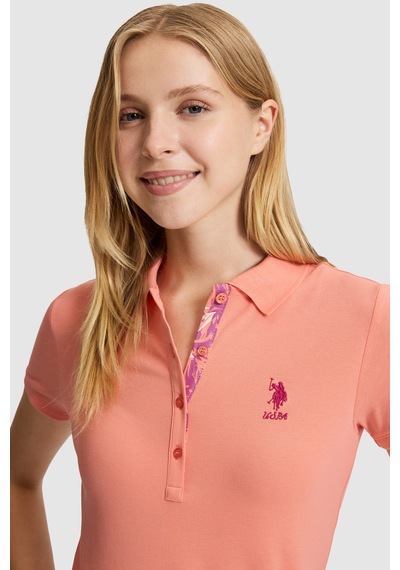 U.S. Polo Assn. U.s. Polo Assn. Kadın Mercan Tişört Basic 50321798-vr204 Coral U.S. Polo Assn. U.s. Polo Assn. Kadın Mercan Tişört Basic 50321798-vr204 Coral