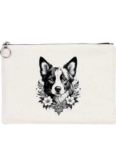 Tattoo Tablet/portföy Çanta - Astarlı 30x21 Cm Beyaz - No.03 Beyaz