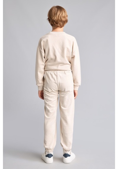 Defacto Regular Jogger Fit Bej Eşofman Altı Erkek Çocuk H6815a826aubg186 Bej-bg186
