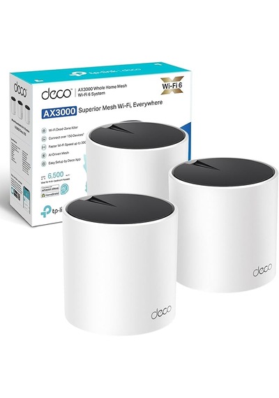 Tp-lınk Deco X55 Ax3000 Mesh Ev Wı-fı 6 Sistemi Üçlü