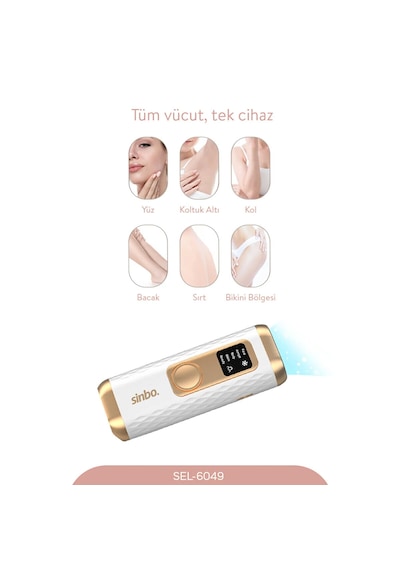 Ipl Buz Lazer Epilatör - Epilasyon Cihazı 5 Farklı Mod - Lcd Ekran Tüm Vücut Uygun Sel-6049 4801