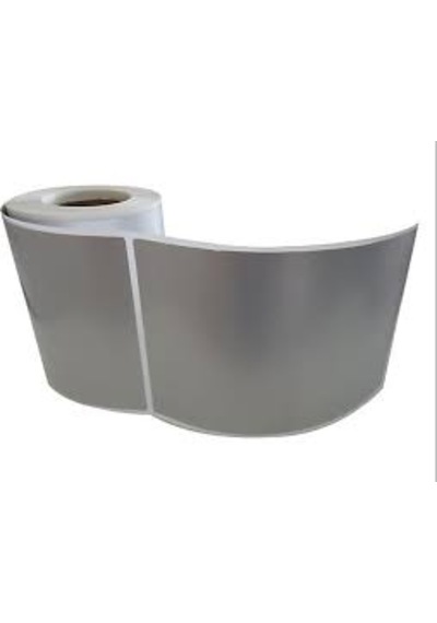 100x100 Mm 500 Lü Silver Mat Etiket