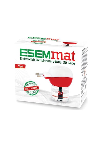 Esemmat Sivrisineklere Karşı Elektrolikit Mini Set 30 Gece