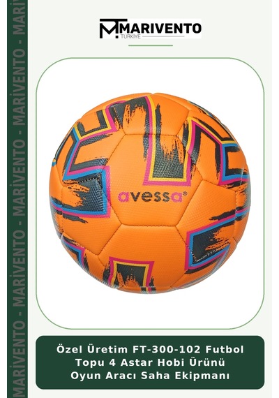 Özel Üretim Ft-300-102 Futbol Topu 4 Astar Hobi Ürünü Oyun Aracı Saha Ekipmanı Çok Renkli