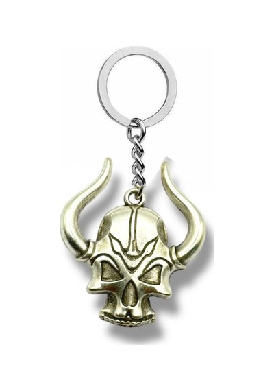 Viking Kafası Anahtarlık Norse Mitoloji Metal Aksesuar