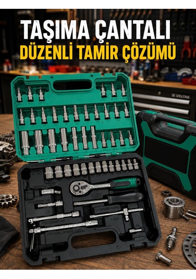 53 Parça Çok Amaçlı Lokma Anahtar Seti - Lisinya