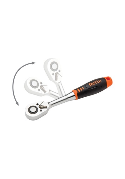 1/2 Cırcır Kolu Mafsallı 260mm Retta RCK0109
