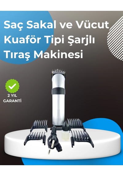 Ceylan Adam Profesyonel Saç Ve Sakal Tıraş Makinesi Tam Aksesuar Setli