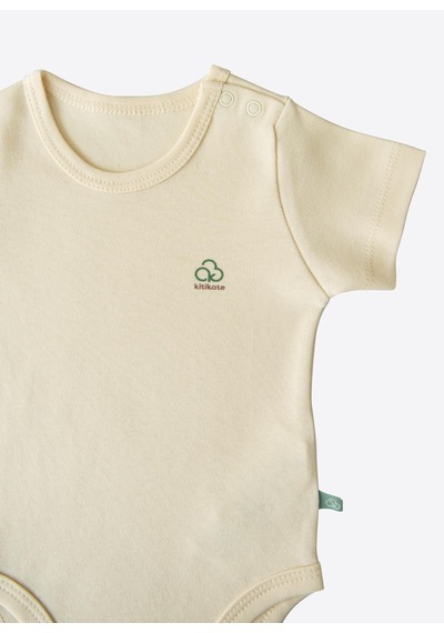 Kitikate Organik New Basic Uzayan Kısa Kol Body Natural Naturel
