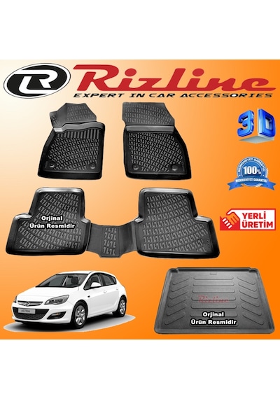 Opel Astra J Hb 3D Paspas+Bagaj Havuzu 2010-2017 Arası Rizline N11.28001